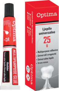 230425-EC Ljepilo univerzalno u tubi 25 g OPTIMA u kutijici 36224 P12/72