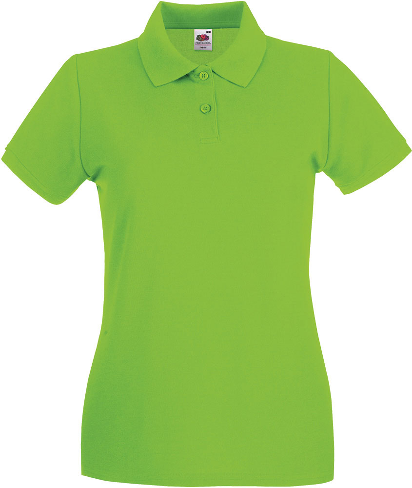 230438-EC Majica FOL Polo ženska Lady-fit Premium KR zelena limeta S P36 NETTO