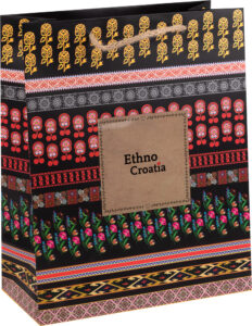 230466-EC Vrećica L Ethno Croatia 26x32,4x12,7cm P12/120