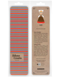 230487-EC Označivač stranica kartonski 4,5 x 17,5cm Ethno Croatia Istra P12/360 NETTO