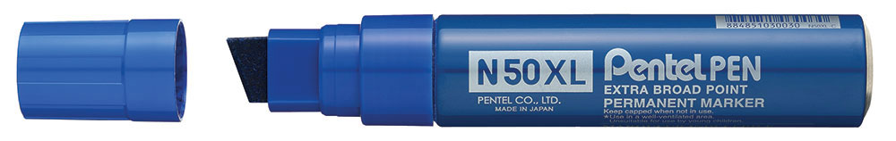 230728-EC Marker perm. PENTEL N50XL-C plavi kosi vrh P6/180