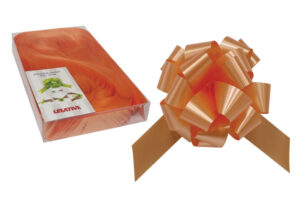 231247-EC Mašna potezna 31mm mat boja breskve 30 kom u pvc kutiji P30/300