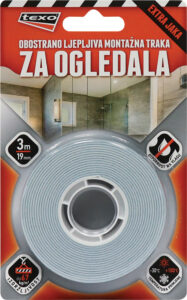 231387-EC Obostrano ljepljiva montažna traka za ogledala 19mm x 3m 5318-3 P6/48