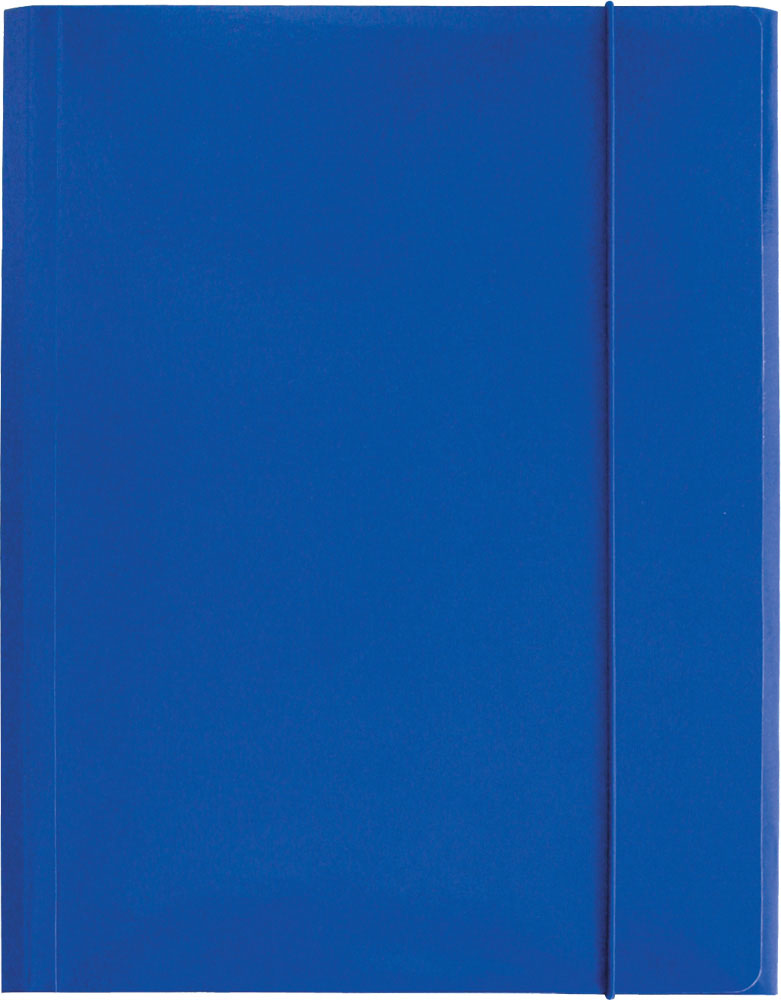 231448-EC Fascikl kartonski/lak s gumicom A4 400gr OPTIMA plavi 60580 P50