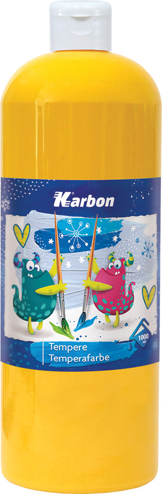 231574-EC Tempera 1000ml boca KARBON žuta P12