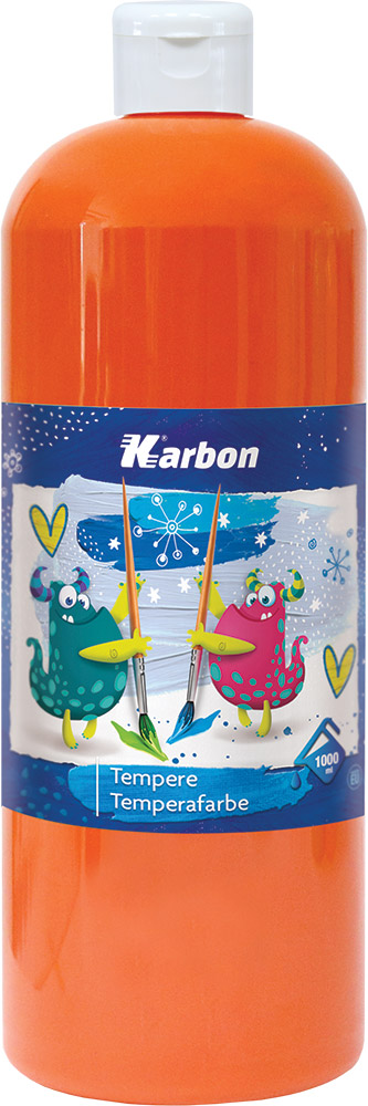 231575-EC Tempera 1000ml boca KARBON narančasta P12