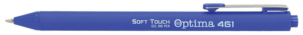 231621-EC Gel pen 0,7 OPTIMA Soft Touch 461 plava 100920 P12/144/1728