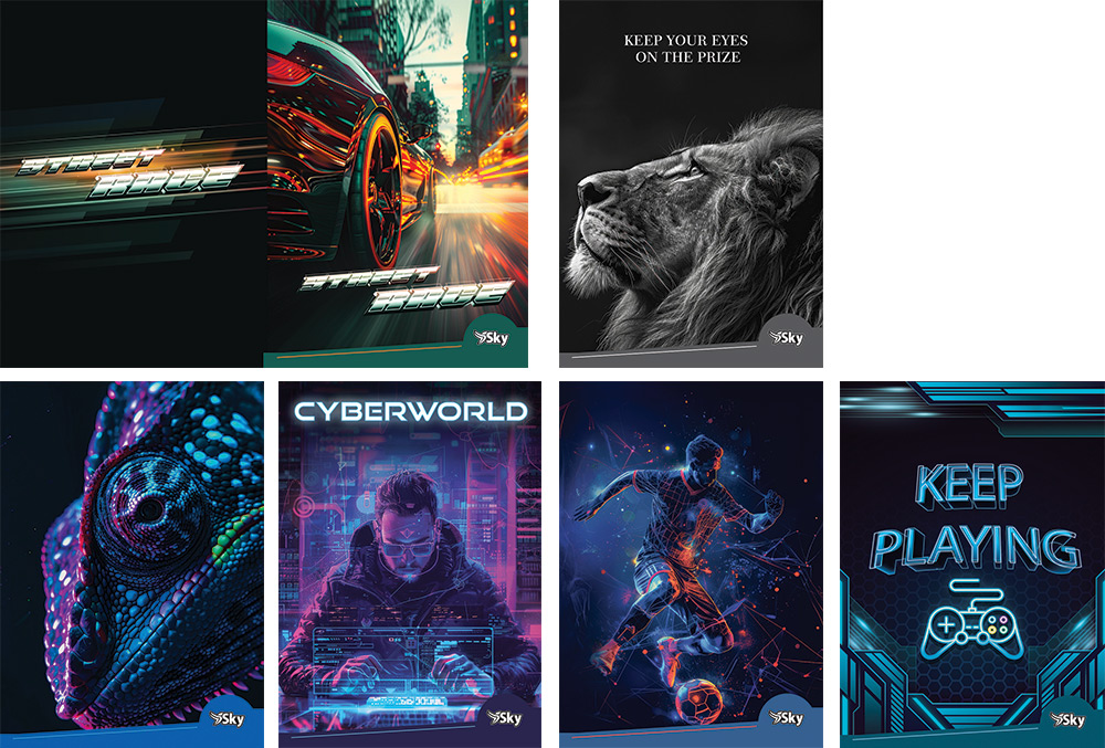 231901-EC Bilježnica A4/K SKY BOYS 42L P10/60