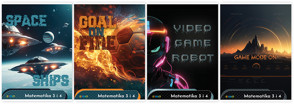 232085-EC Bilježnica Matematika 3 i 4 STREET GOLD MIX DEČKI  P10/60