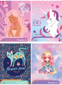 232090-EC Bilježnica Pisanka A STREET GOLD MIX CURE  P20/160