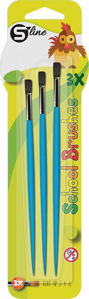 232353-EC Kistovi tempera set S-LINE 3/1 br.2,4,6 bls P24/240