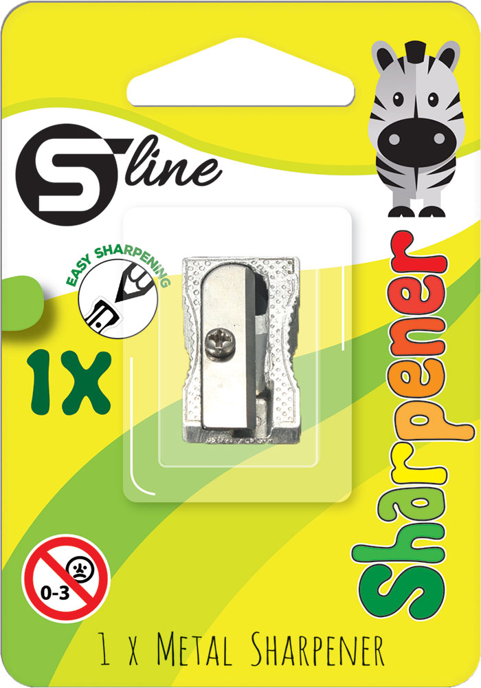 232360-EC Šiljilo metalno S-LINE 1 rupa kvadratno alum.blister P12/288