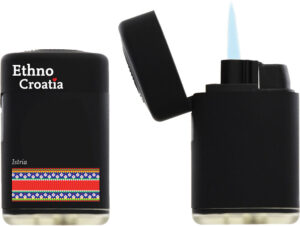 232404-EC Upaljač JET Ethno Croatia Istra crni P5/25/500