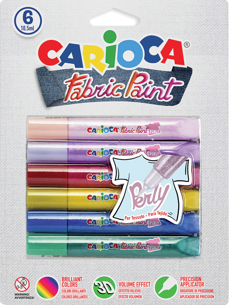 232458-EC Marker za tekstil 6/1 CARIOCA Perly 42139 P24