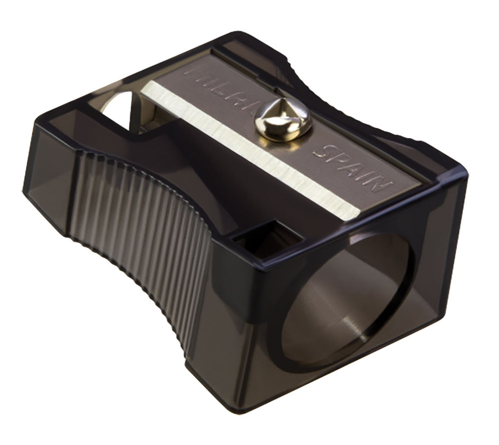 232481-EC Boje drvene 10/1 duge trokutaste+ šiljilo MILAN ERGO GRIP bls P12/48