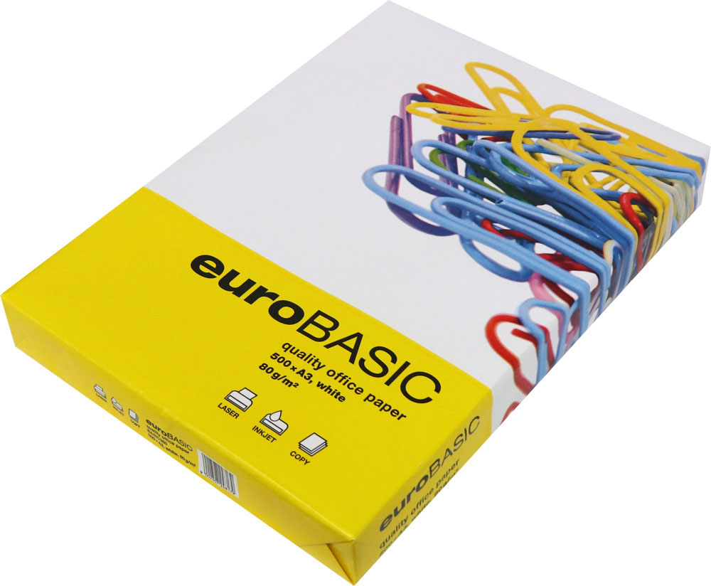 232494-EC Papir fotok.MONDI A3 euroBASIC 80gr.500/1 P5/100
