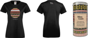 232621-EC Majica ženska Ethno Croatia KR 165 g crna L P12 NETTO