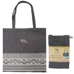 232639-EC Torba pamučna Ethno Croatia 40x45 TAMNA P60