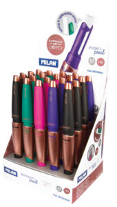 Tehnička olovka 0,5 + gumica Milan Capsule Copper Slim