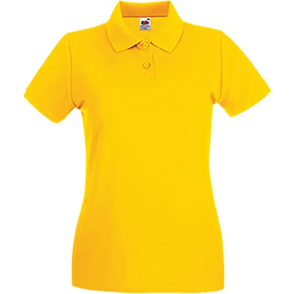 232803-EC Majica FOL Polo ženska Lady-fit Premium žuta XL P36 NETTO