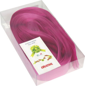 232920-EC Mašna potezna 50mm mat t.roza 30 kom u pvc kutiji P30/300