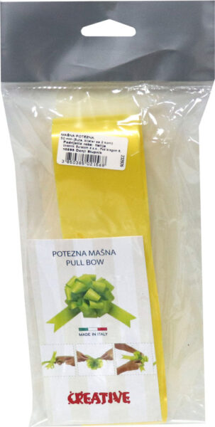 232926-EC Mašna potezna 50mm mat žuta, 2 kom, bls P50/100 NETTO