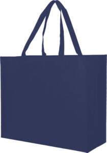 233544-EC Torba shopping polipropilen  PP Tote bag t.plava, 42x38x10cm P100