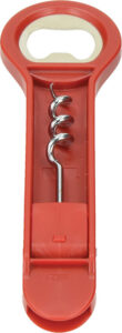 233586-EC Otvarač za boce 3u1 Bonanza crveni P50/200