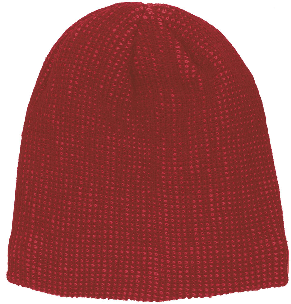 233637-EC Kapa pletena Nepal melange crvena