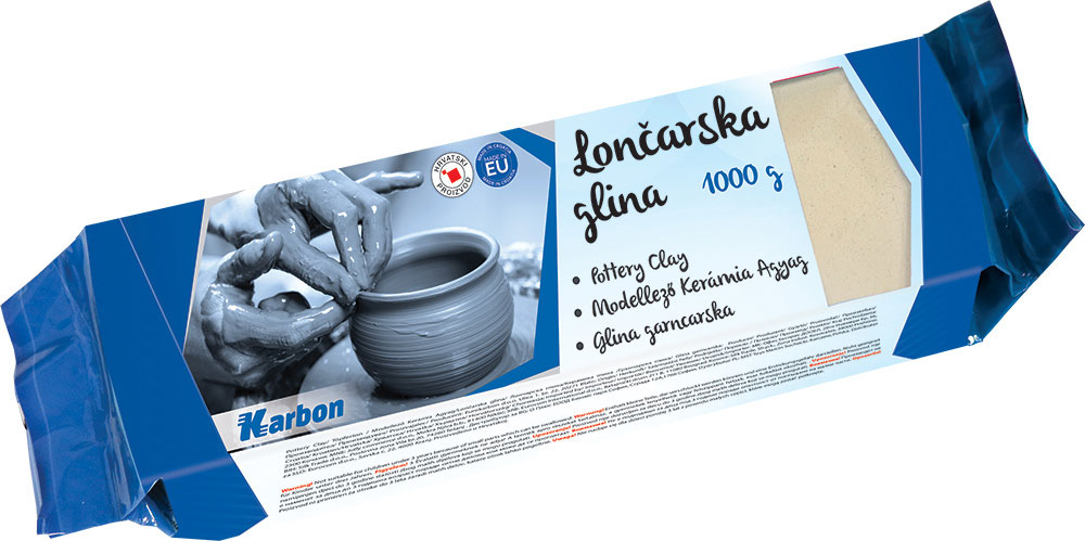234075-EC Glina lončarska 1/1 KARBON  1 kg P18