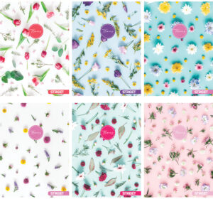 234100-EC Bilježnica A4/B Street FLOWERS 54L soft touch 65702 P10/60 NETTO