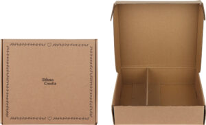 234182-EC Kutija poklon kartonska Ethno Croatia pravokutna 28,6x25,3x7,5 cm NETTO