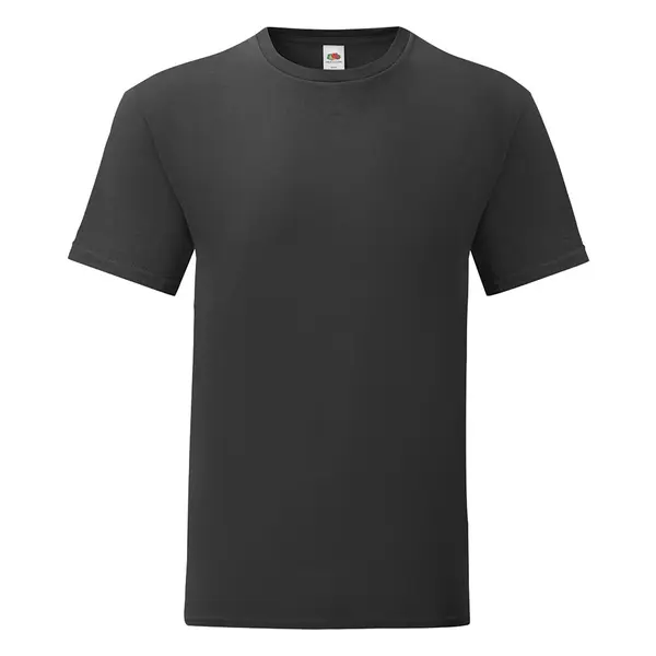 234596-EC Majica FOL T-shirt KR ICONIC Ringspun 150g crna 3XL P36