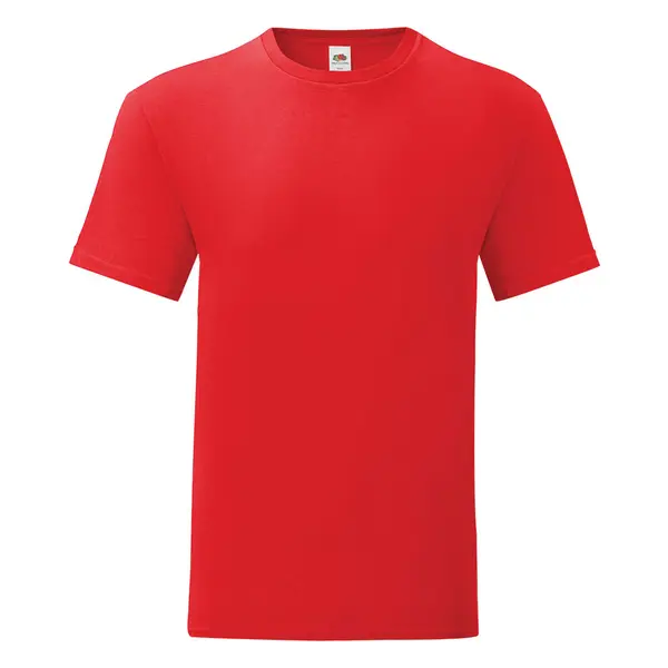234597-EC Majica FOL T-shirt KR ICONIC Ringspun 150g crvena S P72
