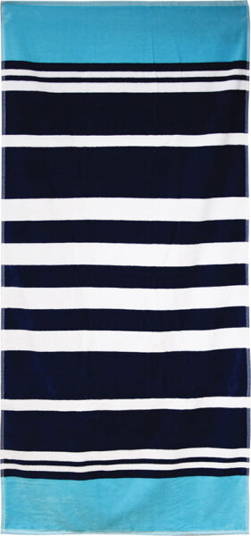 234782-EC Ručnik Beach Stripes 75x170cm 420gsm žakard prugasti
