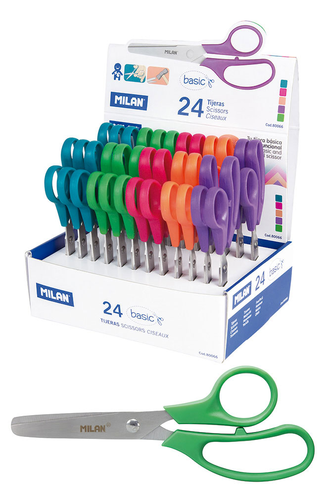 234788-EC Škare MILAN školske Basic sort 13,3 cm, displej P24/288