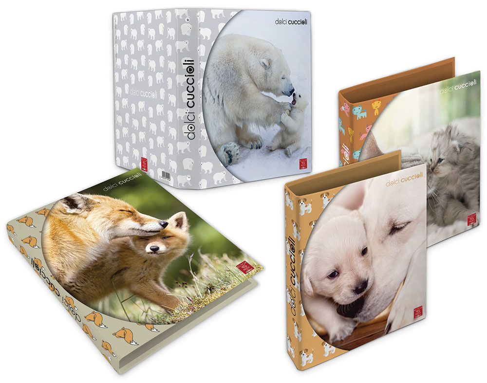 235125-EC Registrator A4 Pigna Dolci Cuccioli P5/30