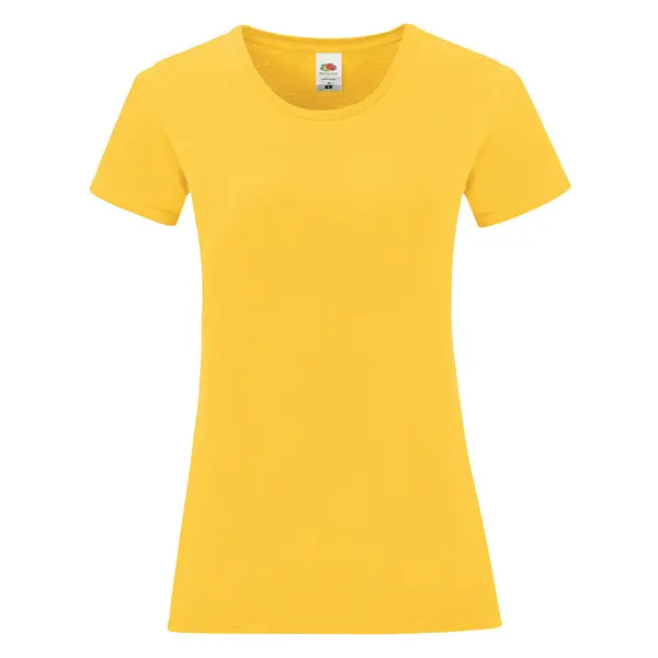 235344-EC Majica FOL T-shirt KR Ladies ICONIC 150g žuta XS P72