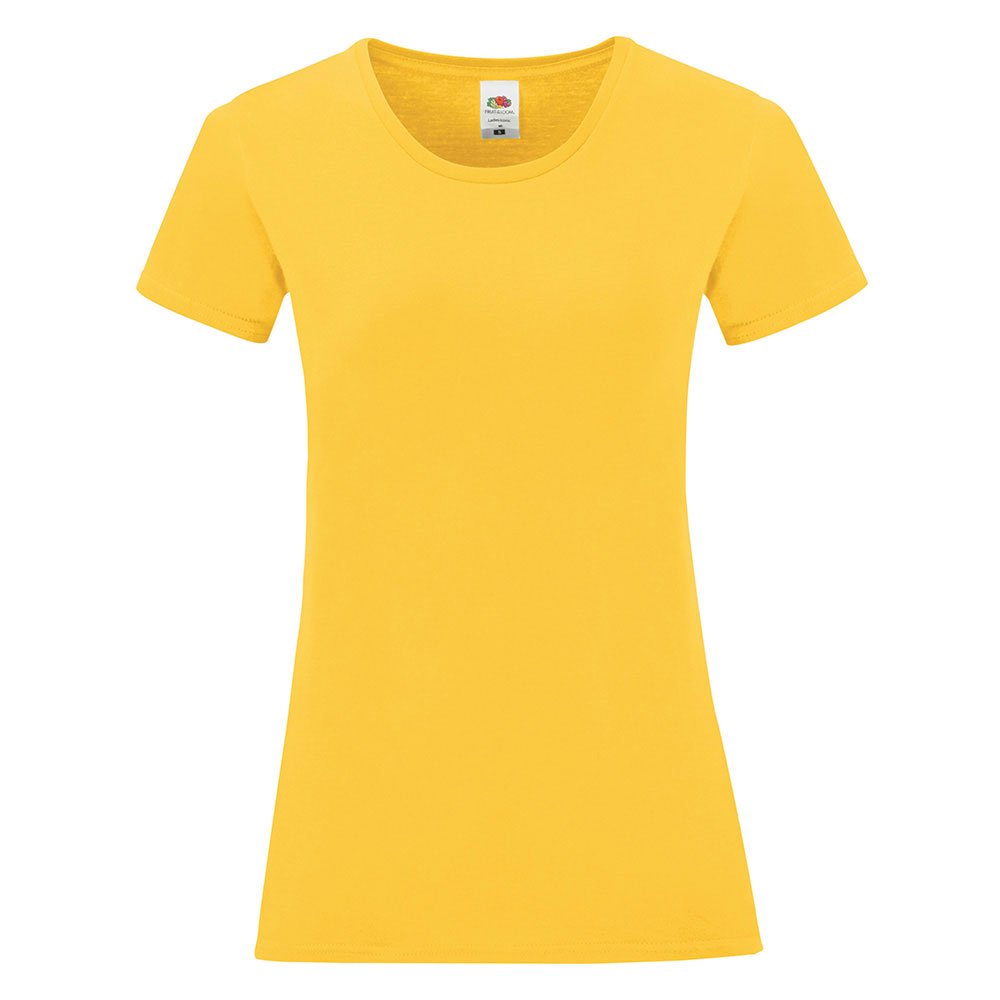 235364-EC Majica FOL T-shirt KR Ladies ICONIC 150g žuta XL P72