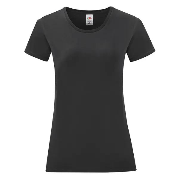 235375-EC Majica FOL T-shirt KR Ladies ICONIC 150g crna 2XL P72