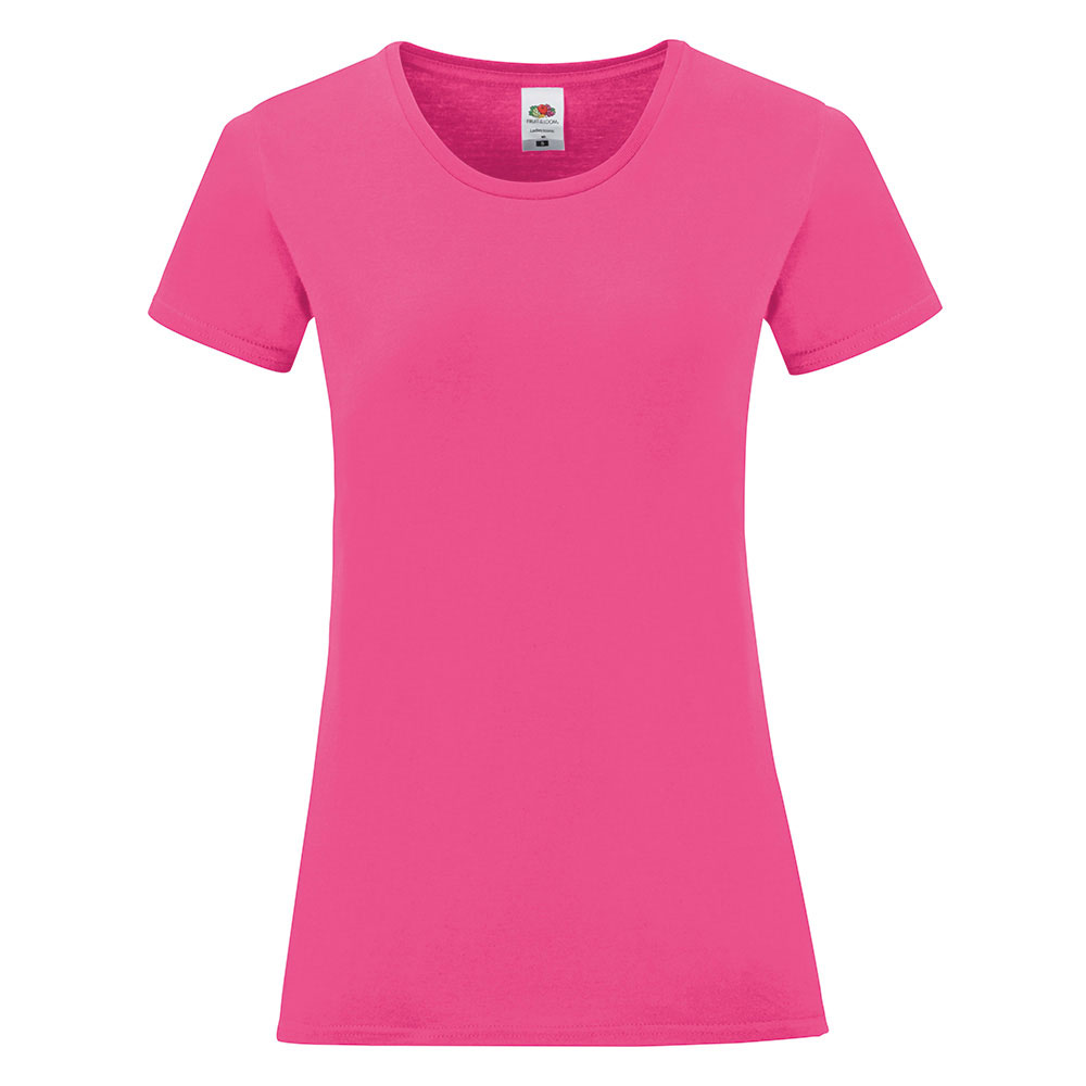 235392-EC Majica FOL T-shirt KR Ladies ICONIC 150g fuksija XL P72 NETTO