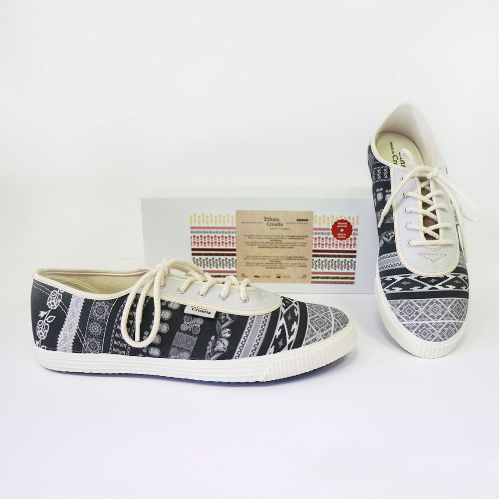235602-EC Tenisica Ethno Croatia siva br. 36 NETTO