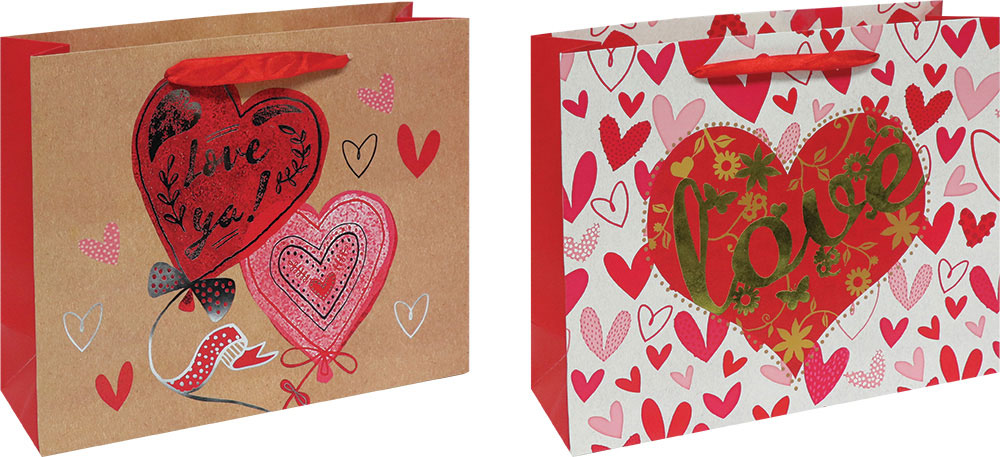 235655-EC Vrećica L exclusive svakodnevna srca hot stamp folija 75052 P12/144