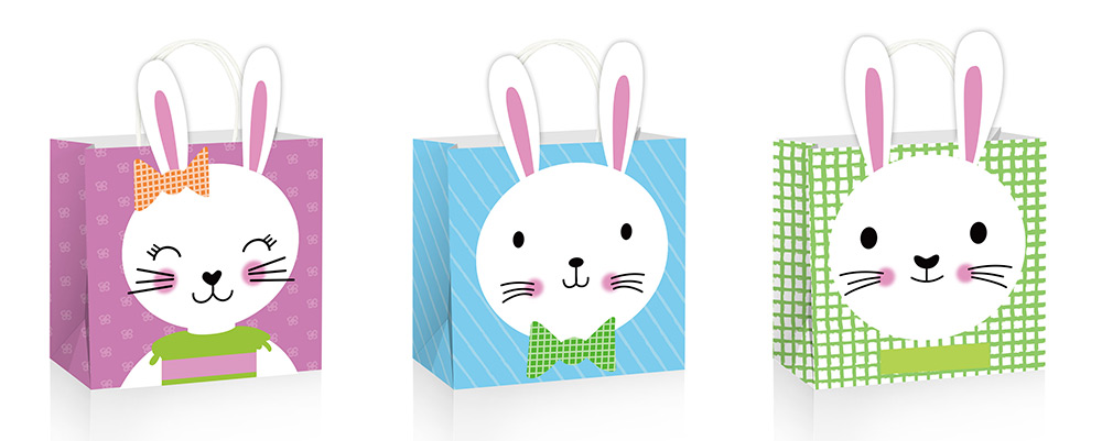 235668-EC Vrećica S natron dječja Bunny 12.7x15.24x7.62cm 75063 P12/288