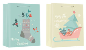 235749-EC Vrećica L exclusive božićna 26X32X12 75125 P12/120