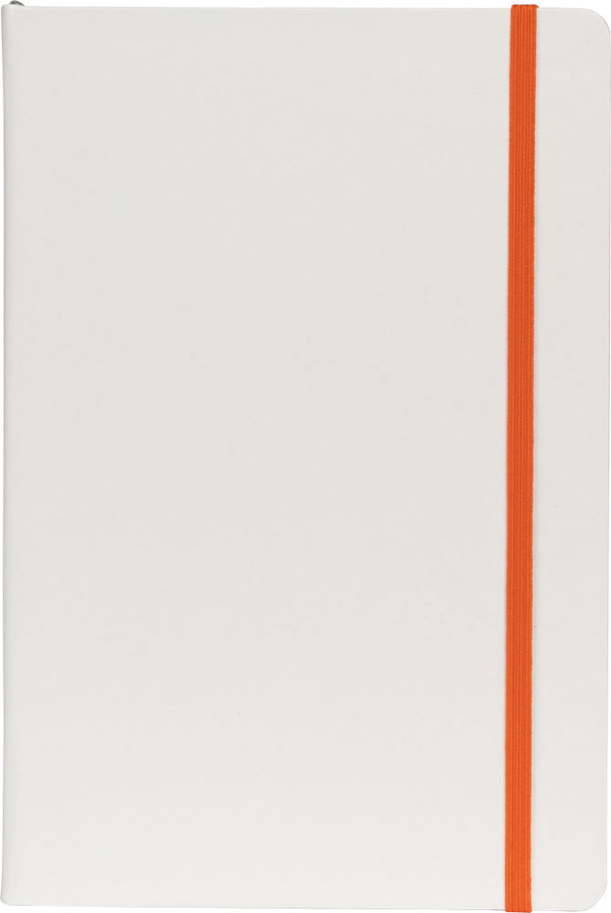 235765-EC Notes FLUX WHITE A5 14x21 narancasti  991.029.60 P1/120