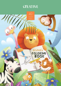 236174-EC Bojanka za djecu Creative ANIMALS 21x30cm 75100 P24