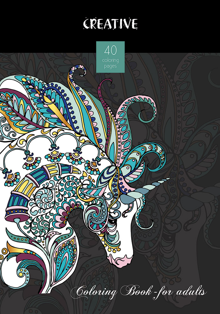 236179-EC Bojanka za odrasle Creative ANIMAL CREATIONS  21x30cm 75297 P24