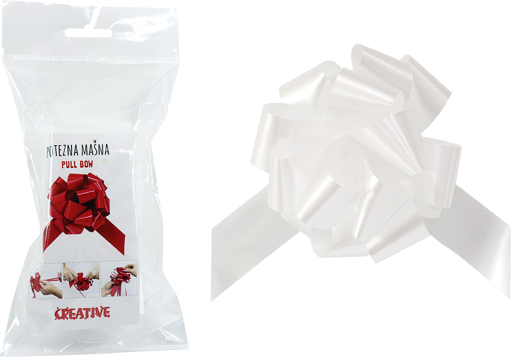 236702-EC Mašna potezna 50mm mat bijela 2 kom bls P2/1