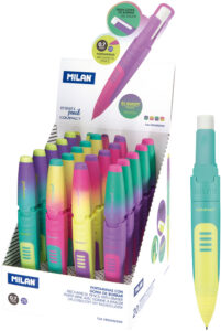 Tehnička olovka 0,7 2B + gumica Milan Compact Sunset